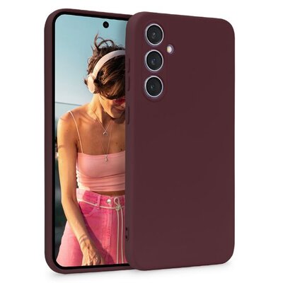 Etui CRONG Color Cover do Samsung Galaxy S23 FE Bordowy