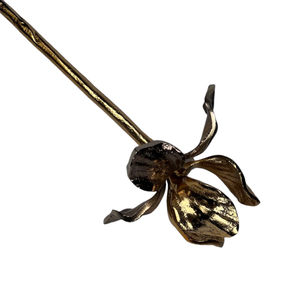 `DEKORACJA DUŻY KWIAT Z METALU 58 CM