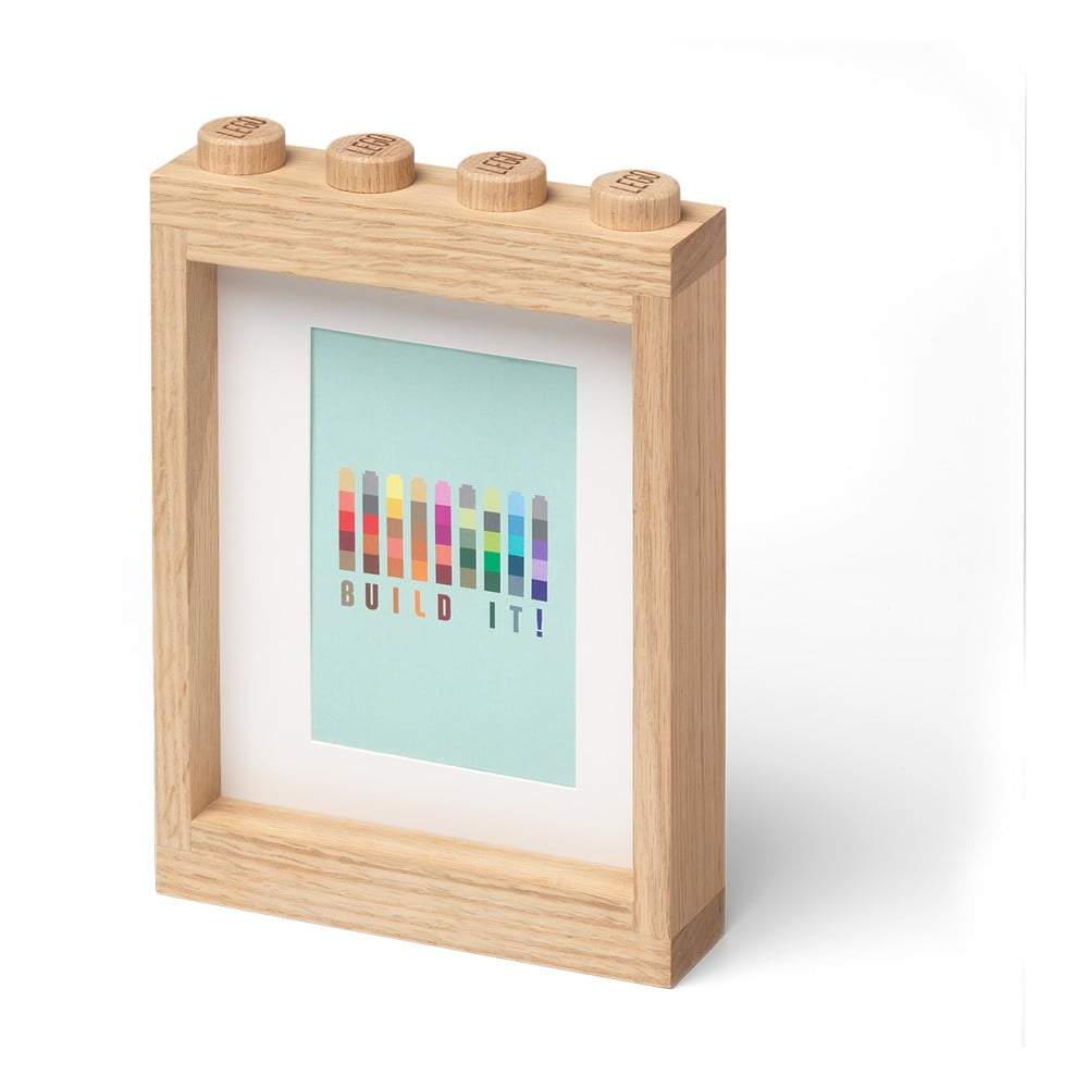Ramka na zdjęcia z drewna dębowego LEGO® Wood