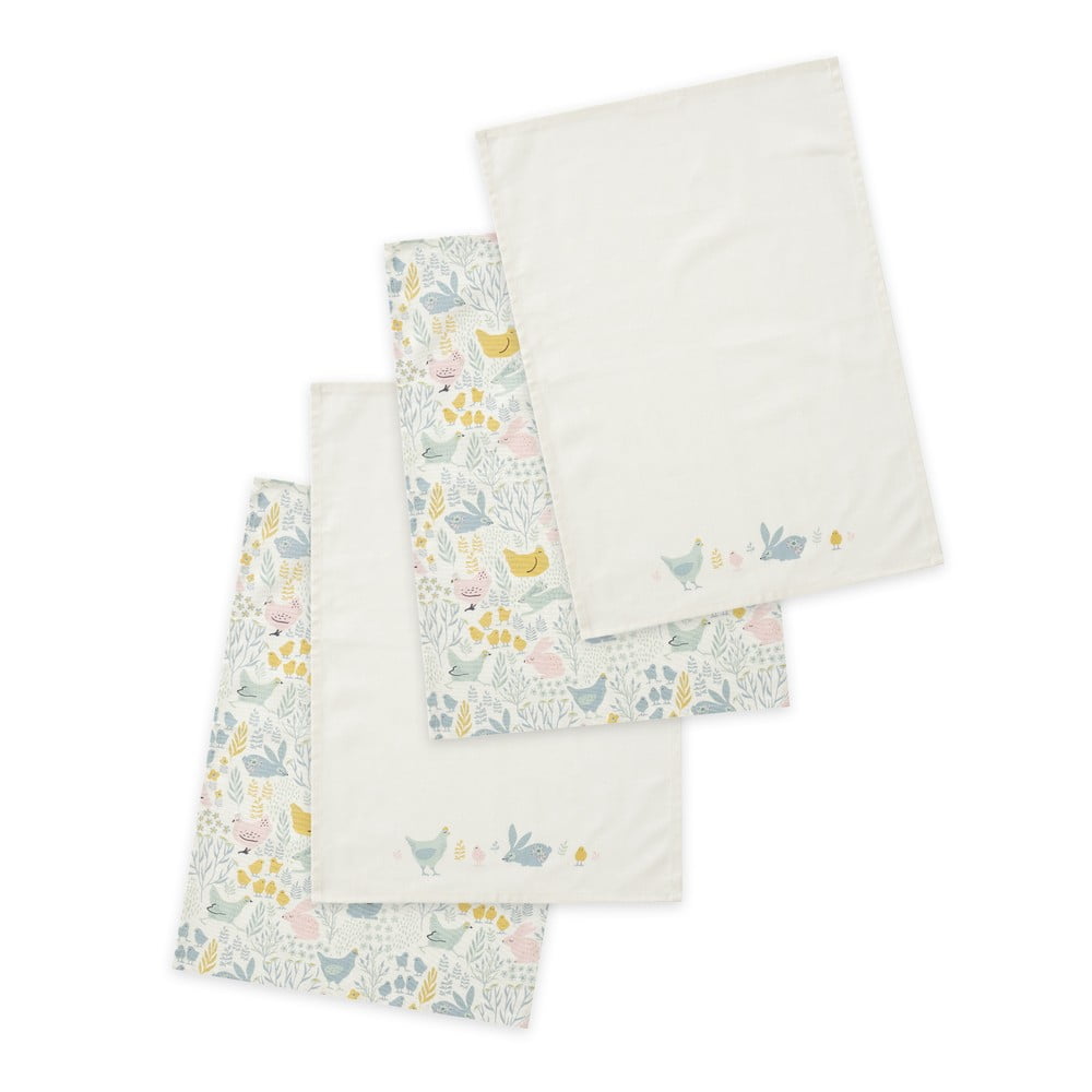 Bawełniane ścierki zestaw 4 szt. 50x70 cm Cottage Friends – Catherine Lansfield