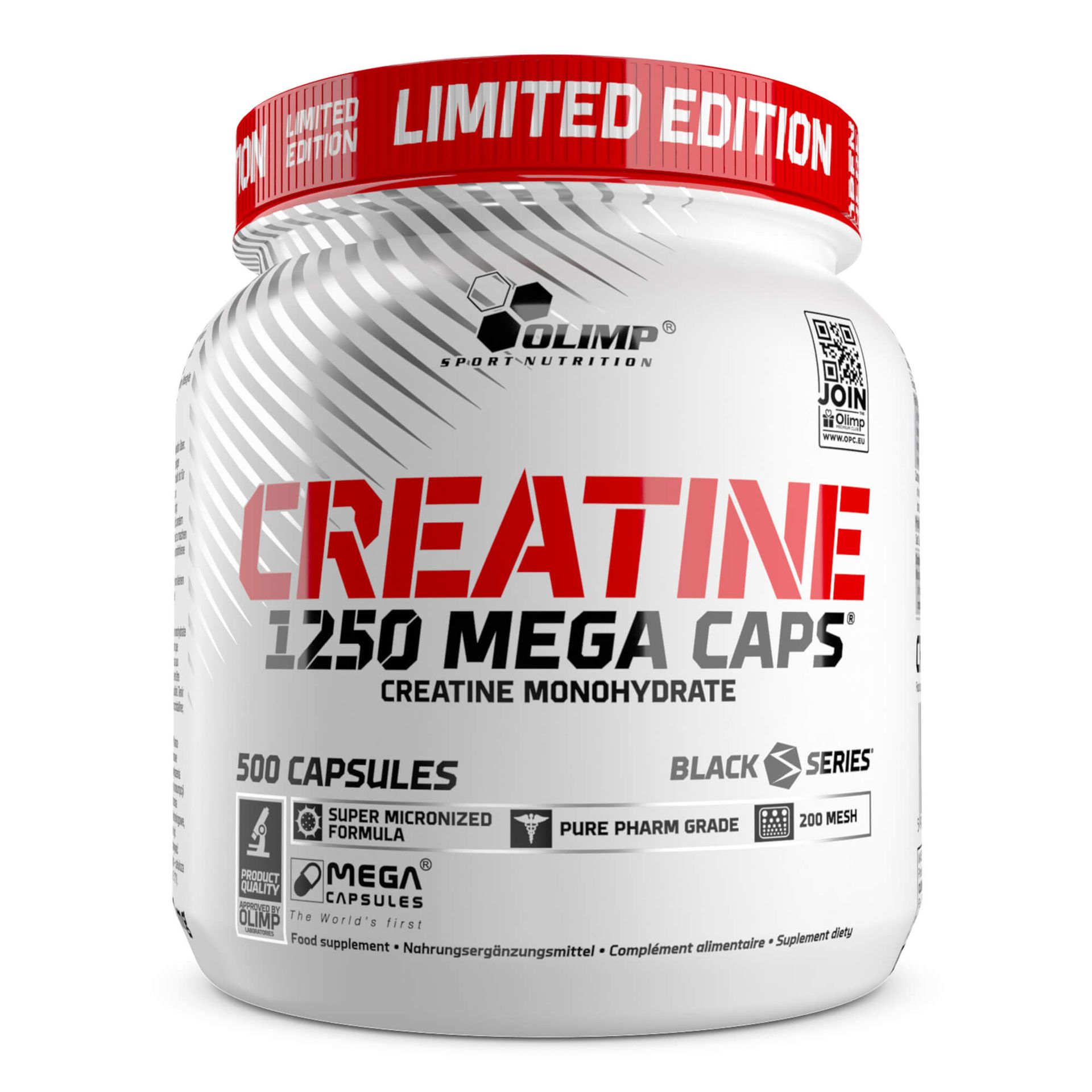 Zdjęcia - Kreatyna Olimp Creatine 1250 Mega Caps® - 500 Kapsułek - Limited Edition 