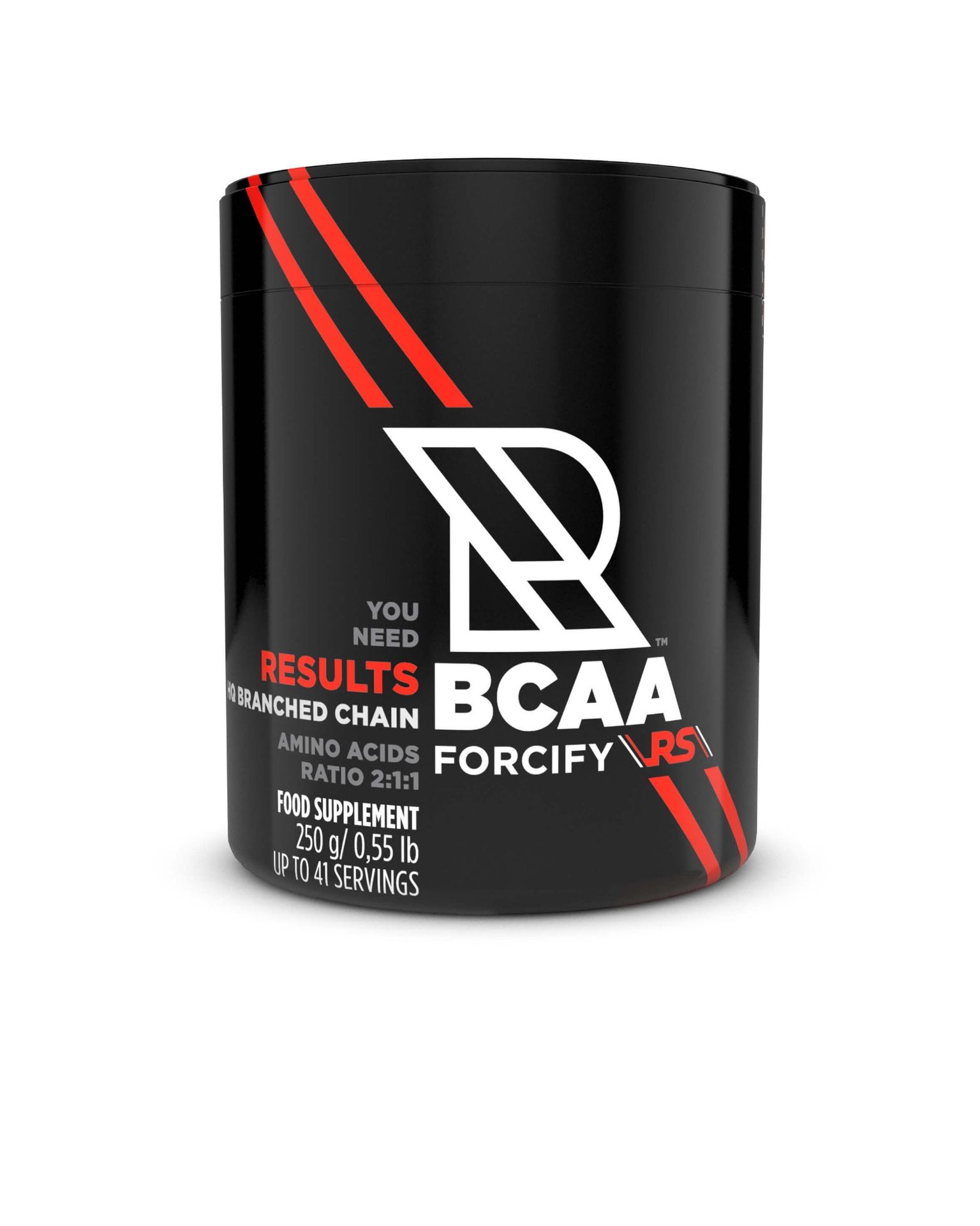 Results Forcify BCAA RS - 250 g-Bubble Gum