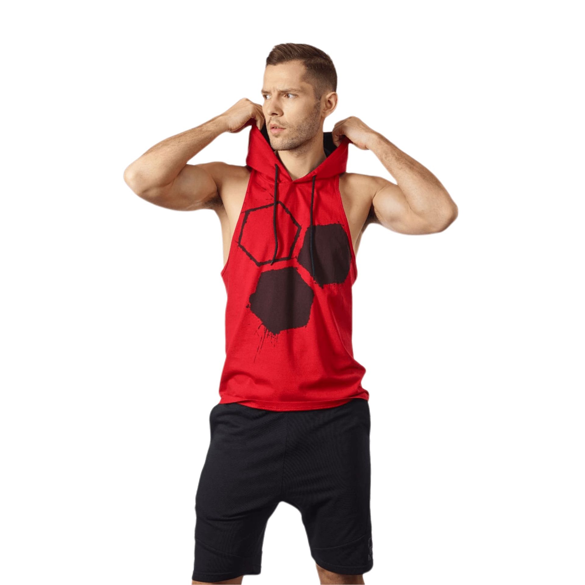 Męska koszulka treningowa z kapturem Olimp - Men's  Hoodie Stringer Classic-L
