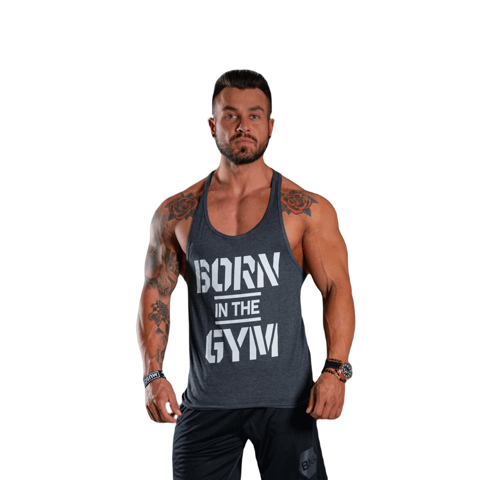 Męski Tank Top Olimp Born In The Gym - Men`s Tank Top-XXL