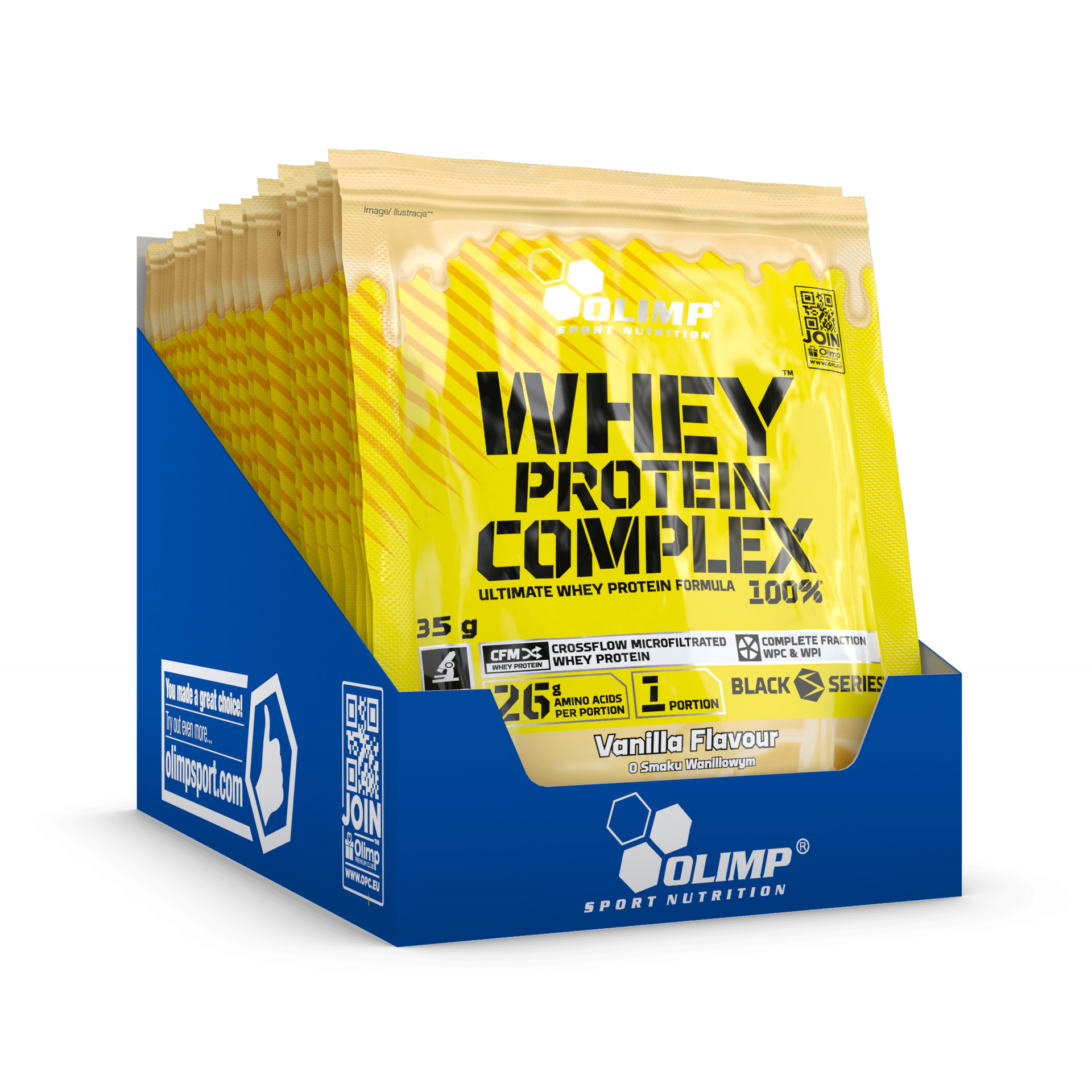Olimp Whey Protein Complex 100% - 20 x 35 g - Wanilia