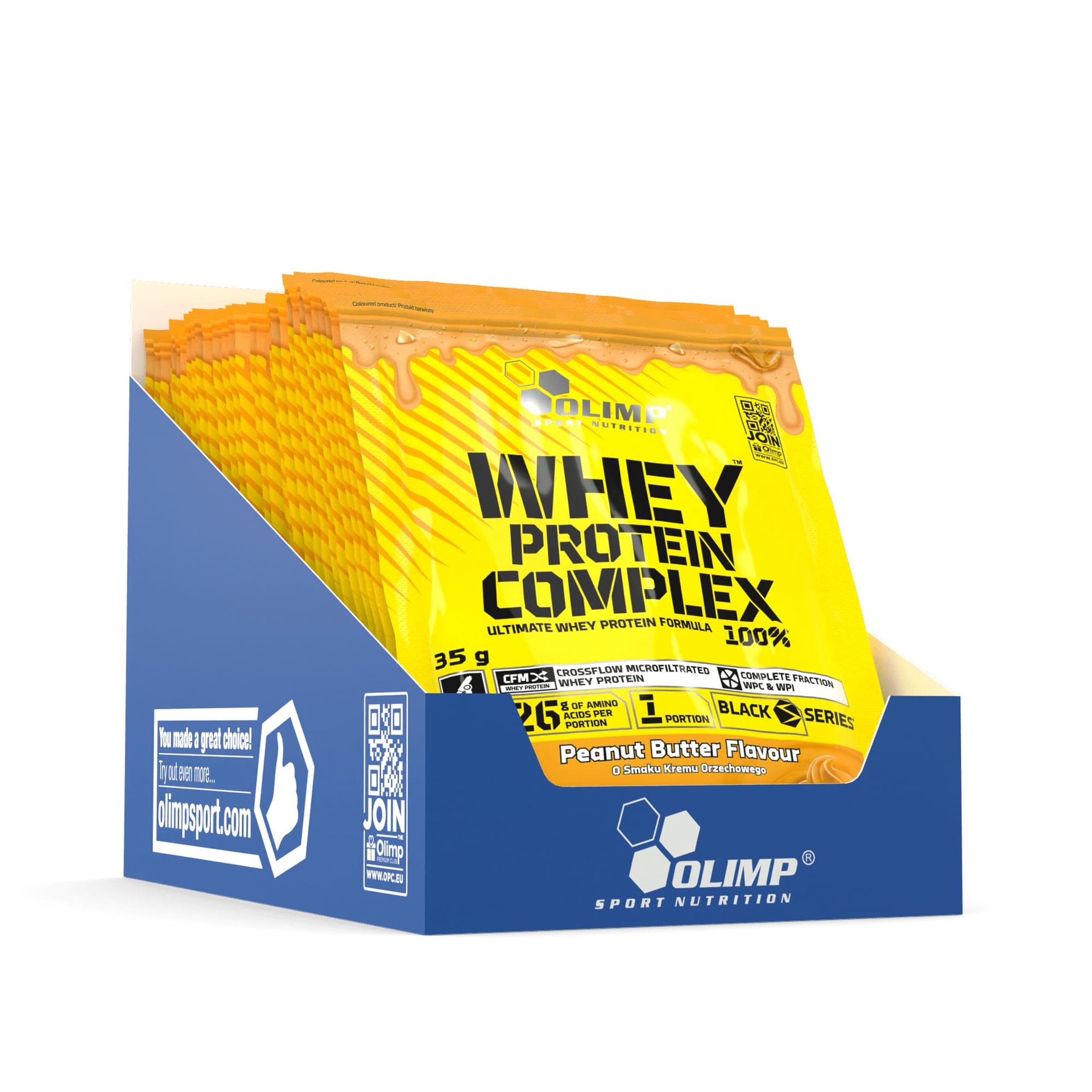 Olimp Whey Protein Complex 100% - 20 x 35 g - Peanut Butter