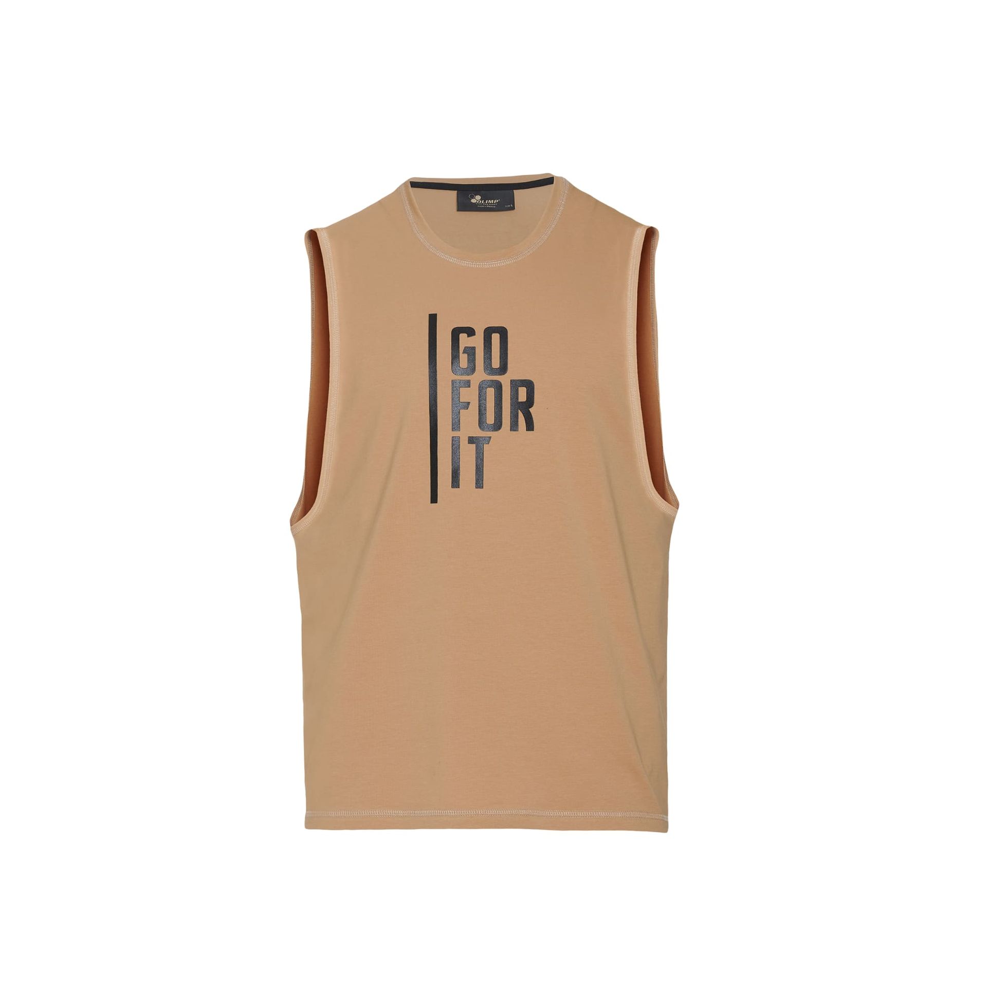 Męska koszulka treningowa bez rękawów Olimp - Men Sleeveless T-shirt Gold Series-M