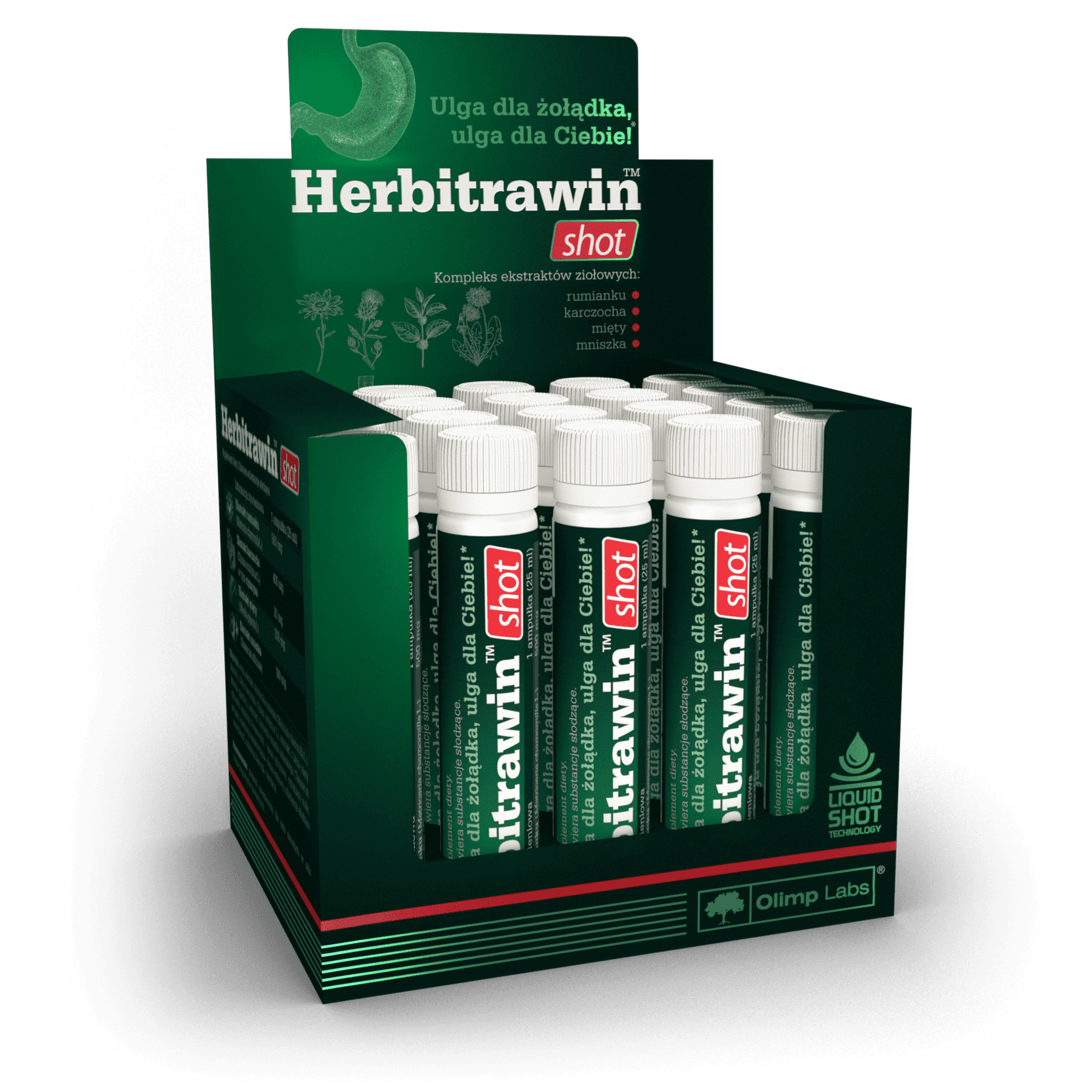 Olimp Herbitrawin® Shot - 20 x 25 ml