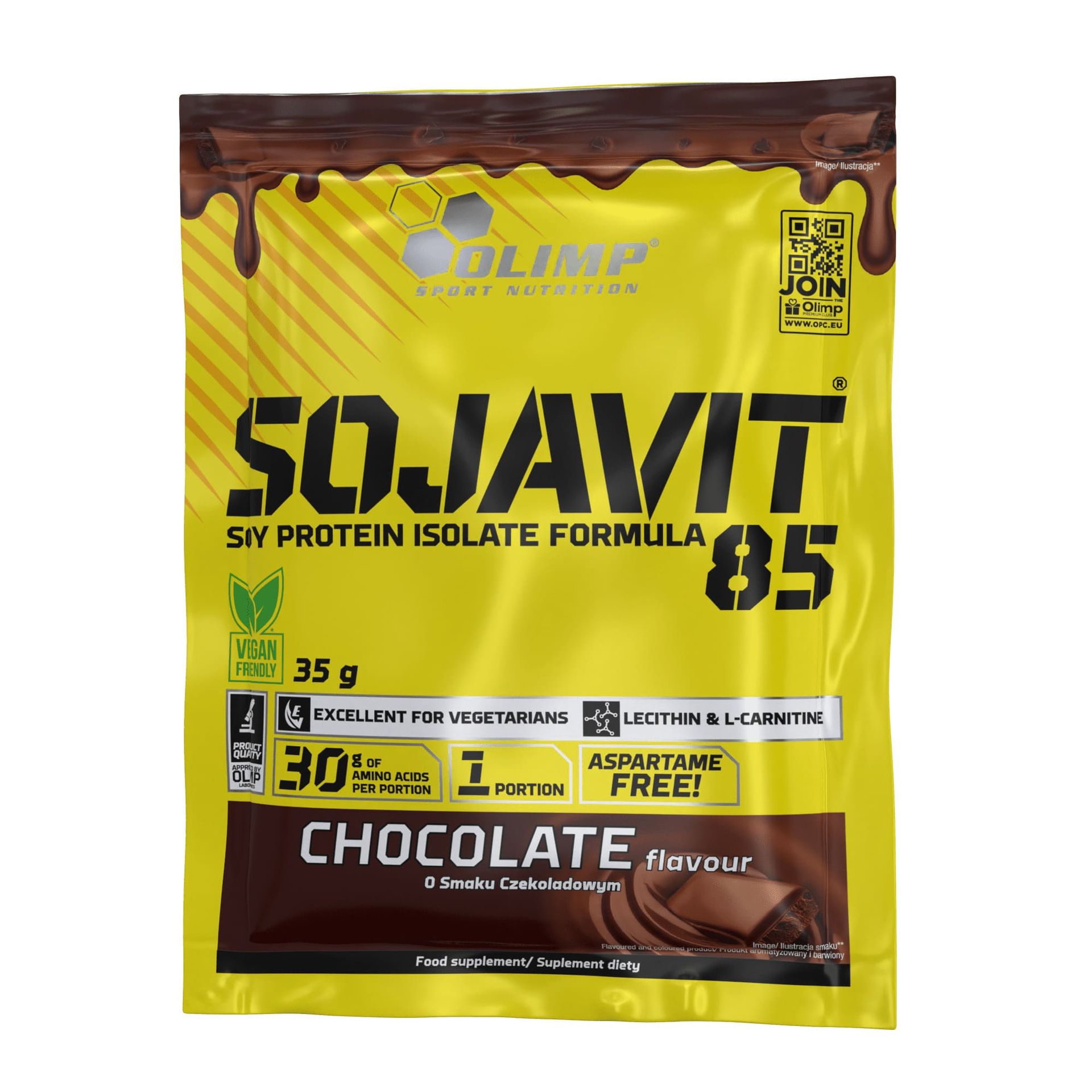 Фото - Протеїн Olimp Sojavit - 35 g-Chocolate 