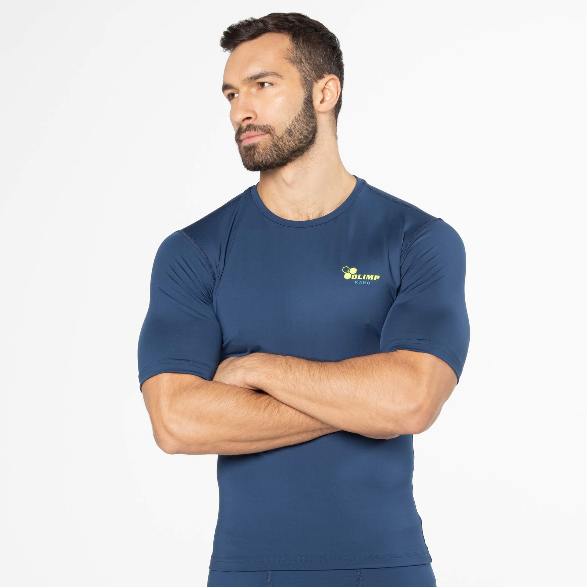MEN NANO T-SHIRT NAVY XL