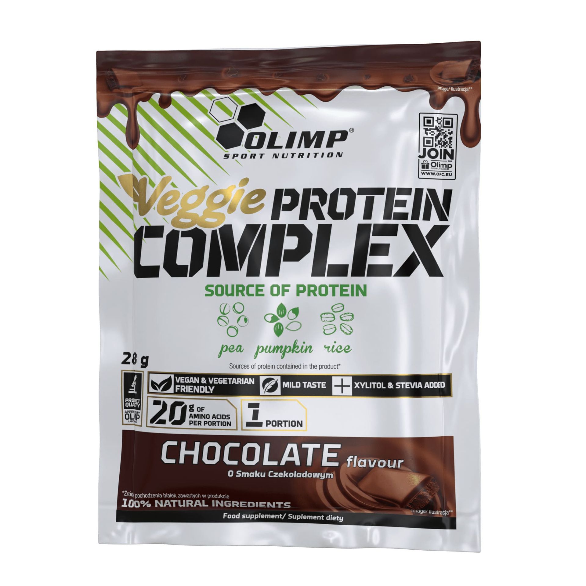 Olimp Veggie Protein Complex - 28 g-Chocolate