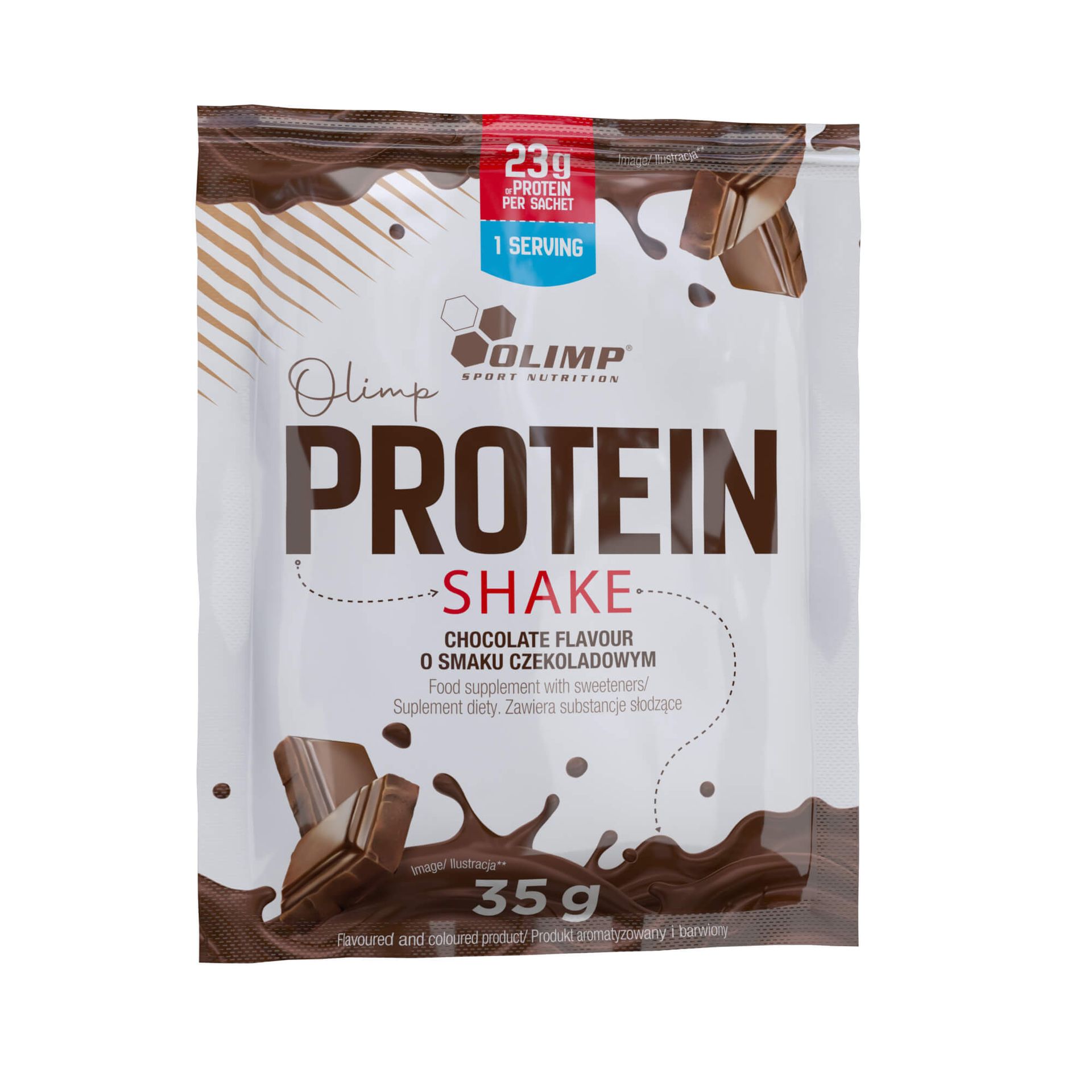 Zdjęcia - Odżywka białkowa Olimp Protein Shake - 35 g chocolate 