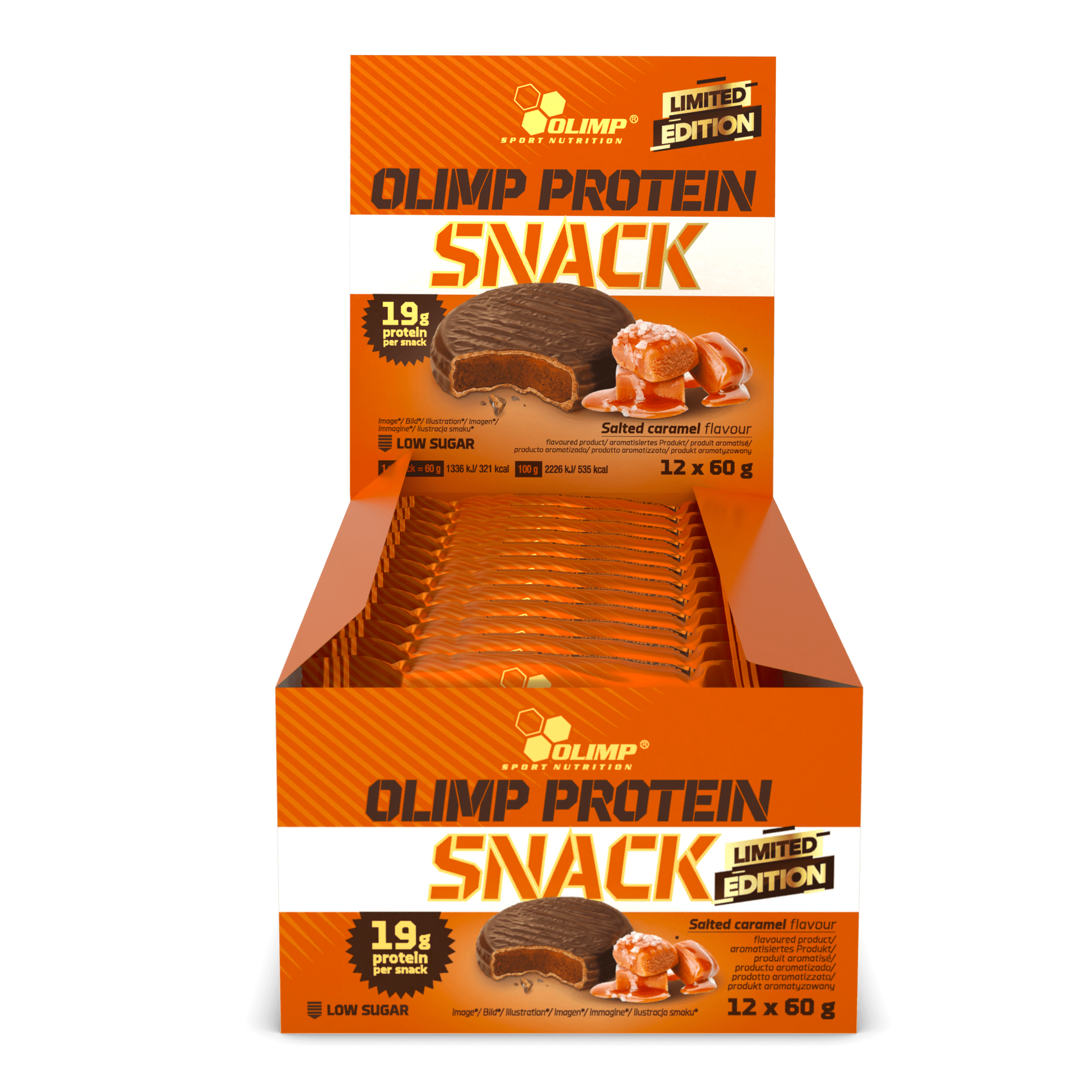 Olimp Protein Snack - 12 x 60 g Salted Caramel