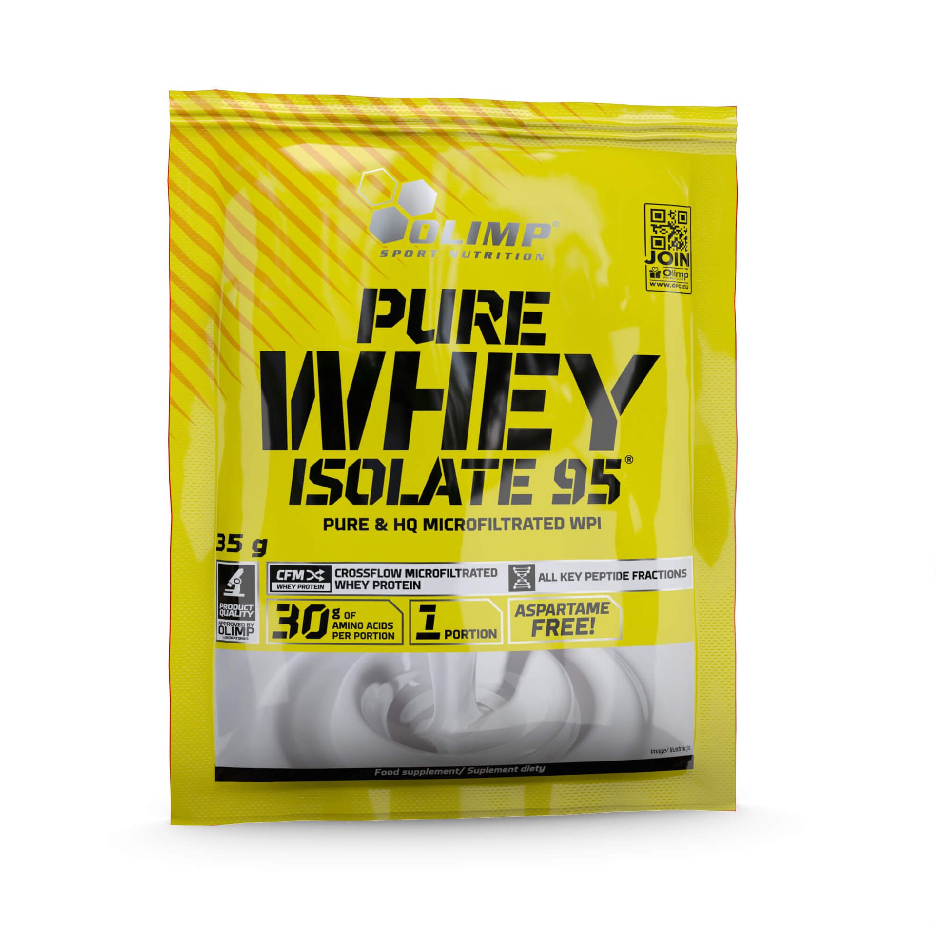 Zdjęcia - Odżywka białkowa Olimp Pure Whey Isolate 95® - 35 g-Chocolate 