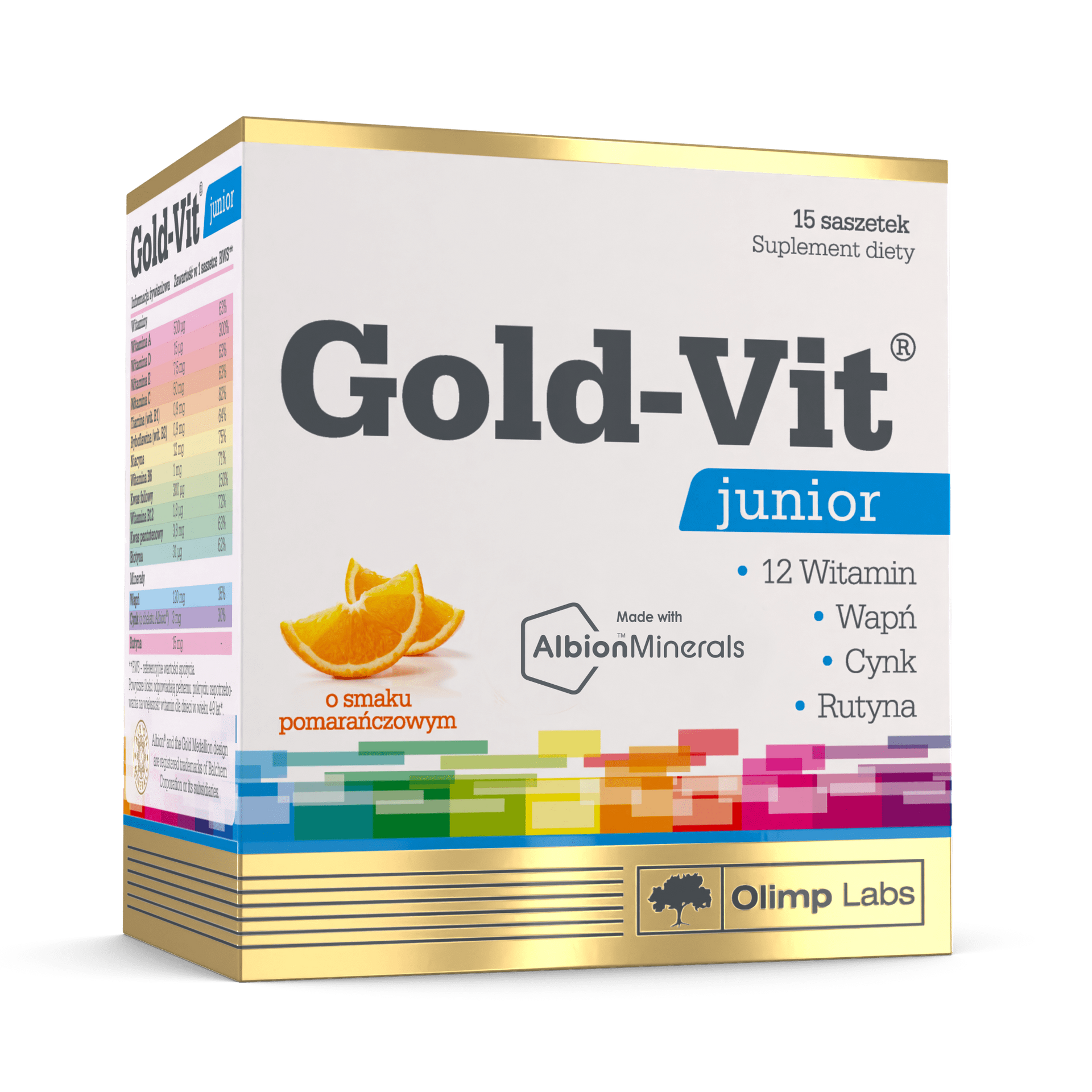 Olimp Gold-Vit® Junior - 15 Saszetek-Orange