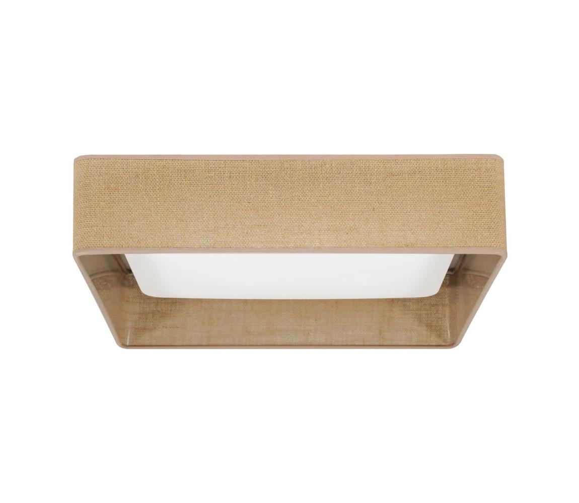 Brilagi - LED Plafon VELVET SQUARE LED/24W/230V brązowe