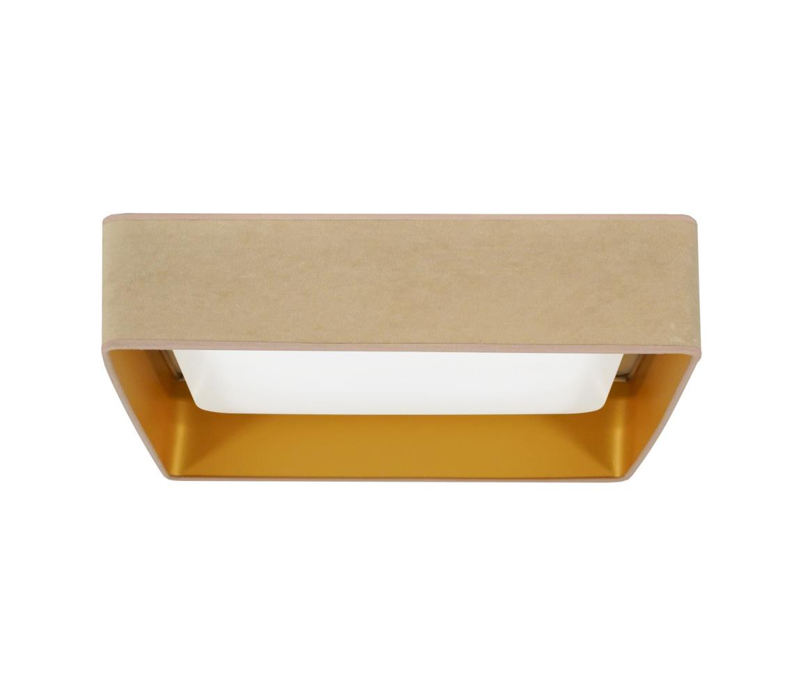 Brilagi - LED Plafon VELVET SQUARE LED/24W/230V beżowe