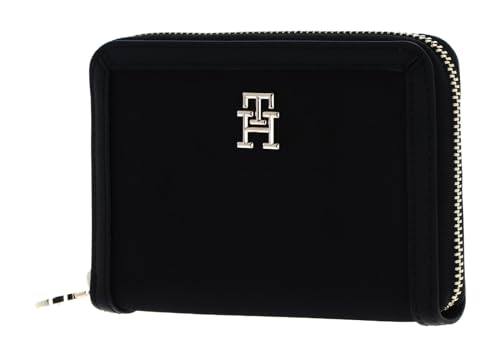 Tommy Hilfiger Damskie portfele TH Essential S MED ZA, czarne, jeden rozmiar, Czarny, One Size