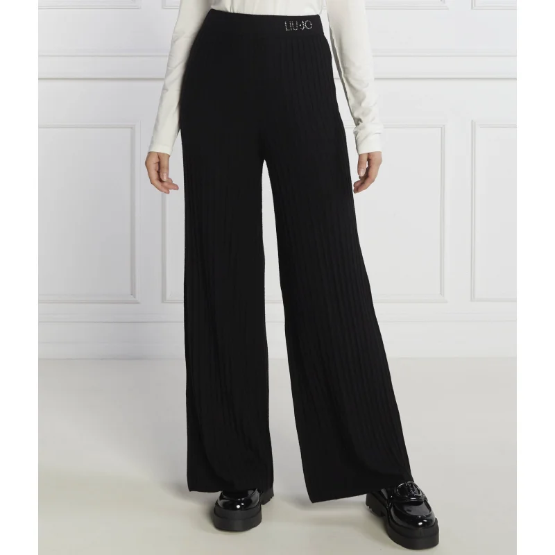 Liu Jo Rose Spodnie dzianinowe flare fit