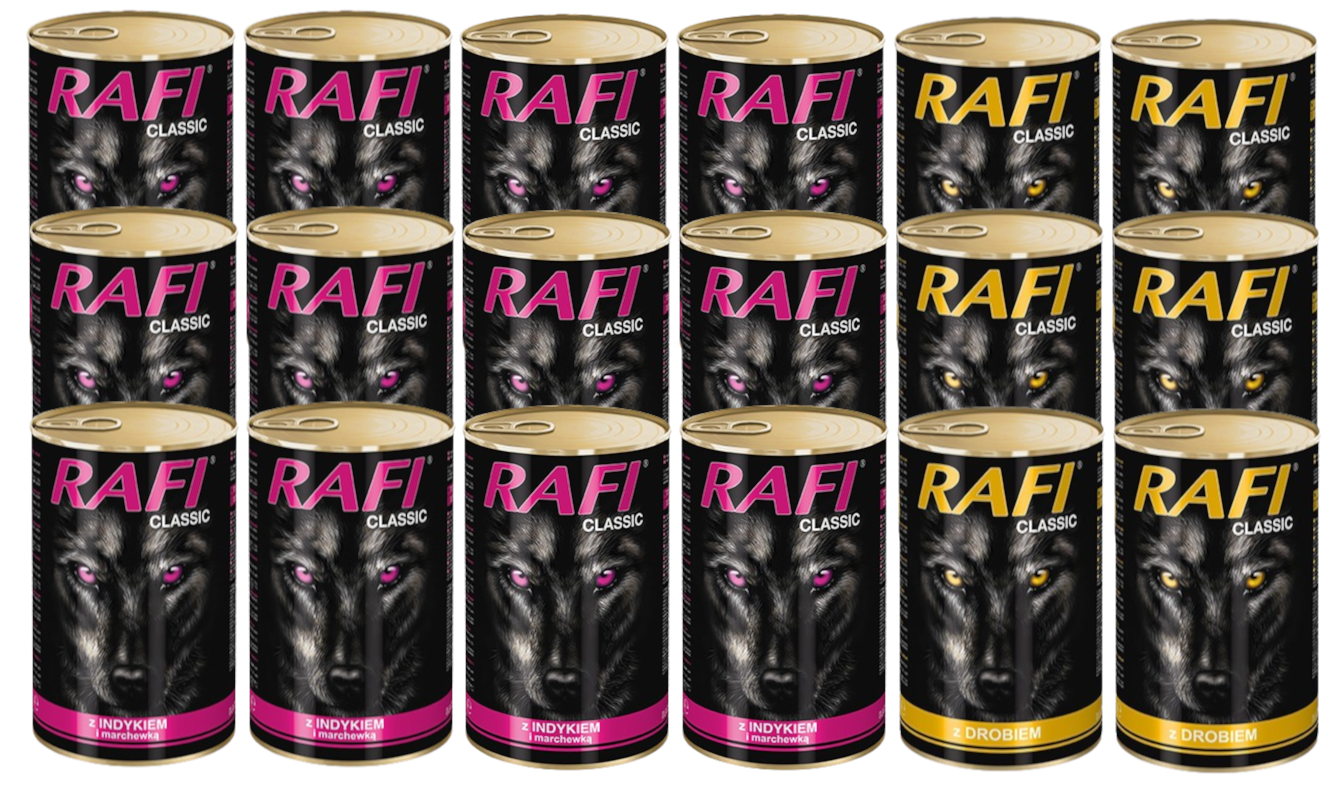 Rafi Classic MIX SMAKÓW w Sosie 18x1240g