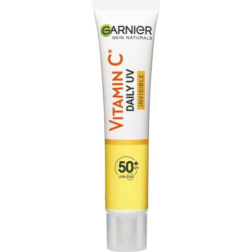 Garnier Skin Naturals Vitamin C Daily UV Invisible SPF50+ krem do twarzy na dzień 40 ml dla kobiet