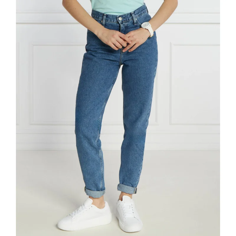 CALVIN KLEIN JEANS Jeansy | Mom Fit | high rise