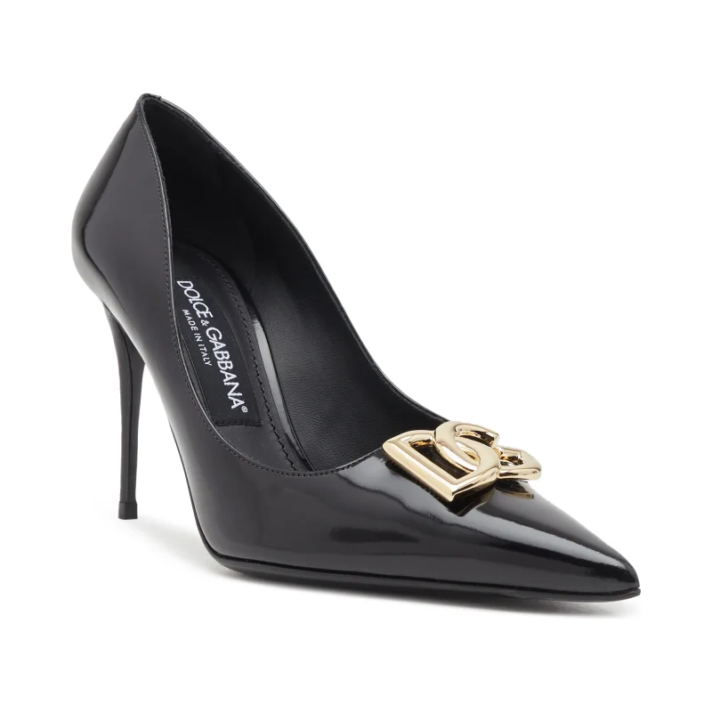 Dolce Gabbana Skórzane szpilki Décolleté Pumps