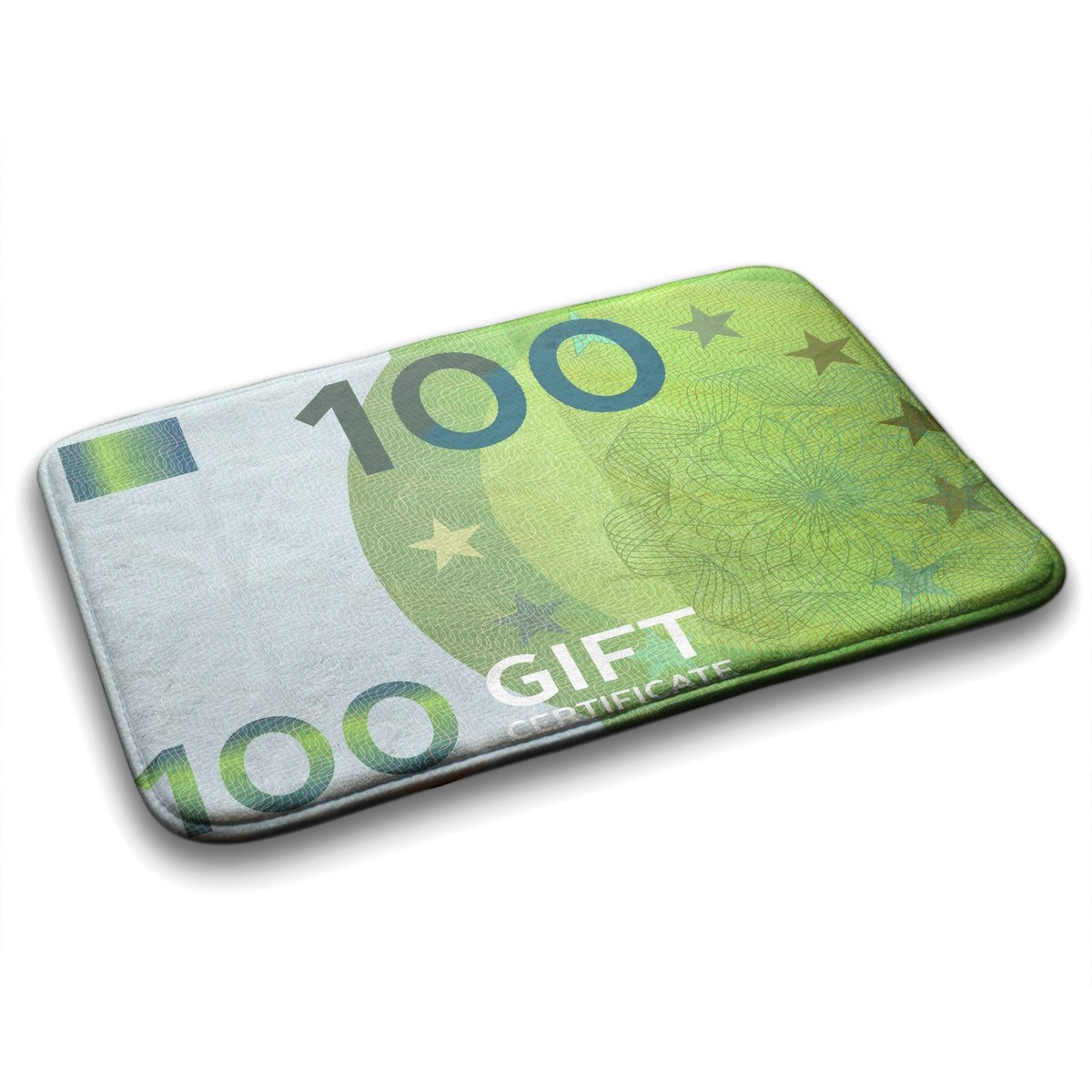 Dekoracyjny Dywanik do Łazienki 75x45 cm - Banknot Euro Pieniądz