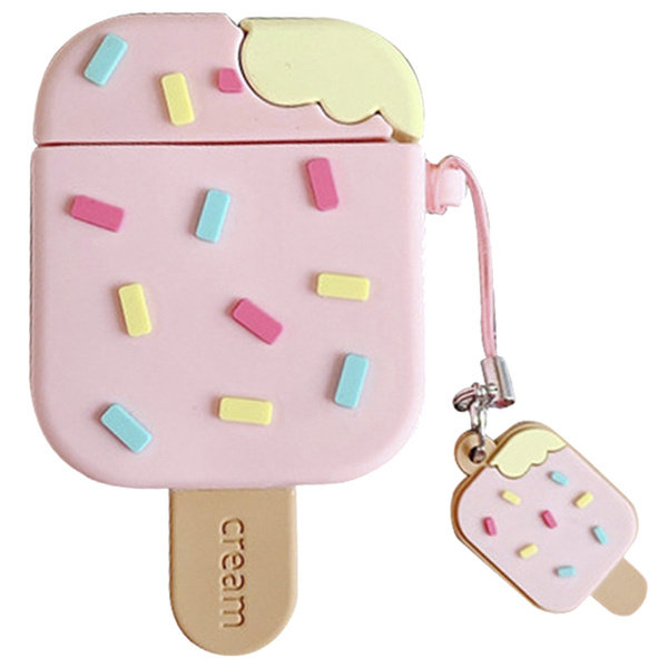 ETUI AIRPODS PRO SŁUCHAWKI POKROWIEC LÓD RÓŻOWY