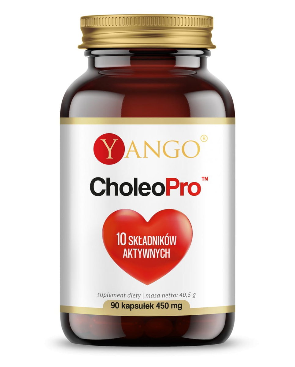 Yango, Choleo PRO™, 10 aktywnych składników, 90 kaps.