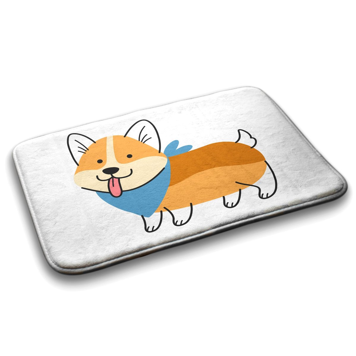 Dywanik Łazienkowy Miękki 75x45 cm - Pies Shiba Inu