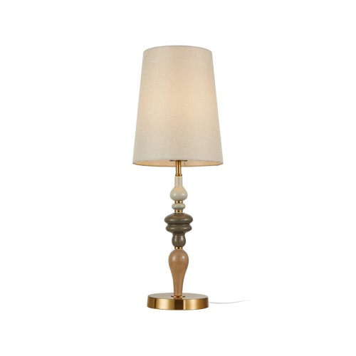 Moren lampa stołowa 1xE27 brąz antyczny TB-84678A-AB