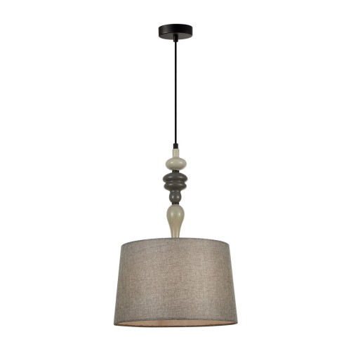 Nerom D34 lampa wisząca 1xE27 czarna PND-22374A-BK