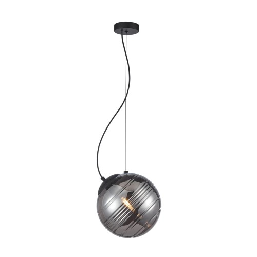 Perona lampa wisząca 1xG9 czarna PND-92389-1-BK