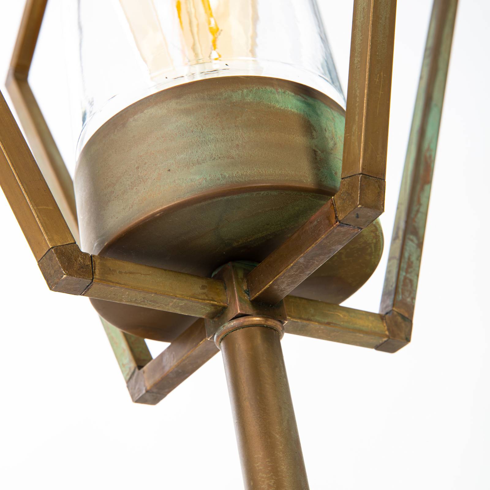 Moretti Luce Słupek oświetleniowy 3457 mosiądz antyczny/jasny 118 cm