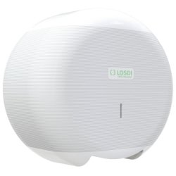 Podajnik do Papieru Toaletowego MAXI Jumbo Kolor Biały ECO LUXE CP3007B-L LOSDI