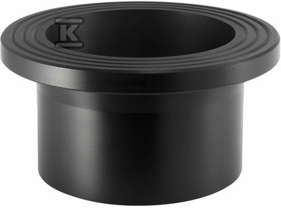 Tuleja PEHD kołnierzowa 110, kolor czarny (kanalizacja HDPE)