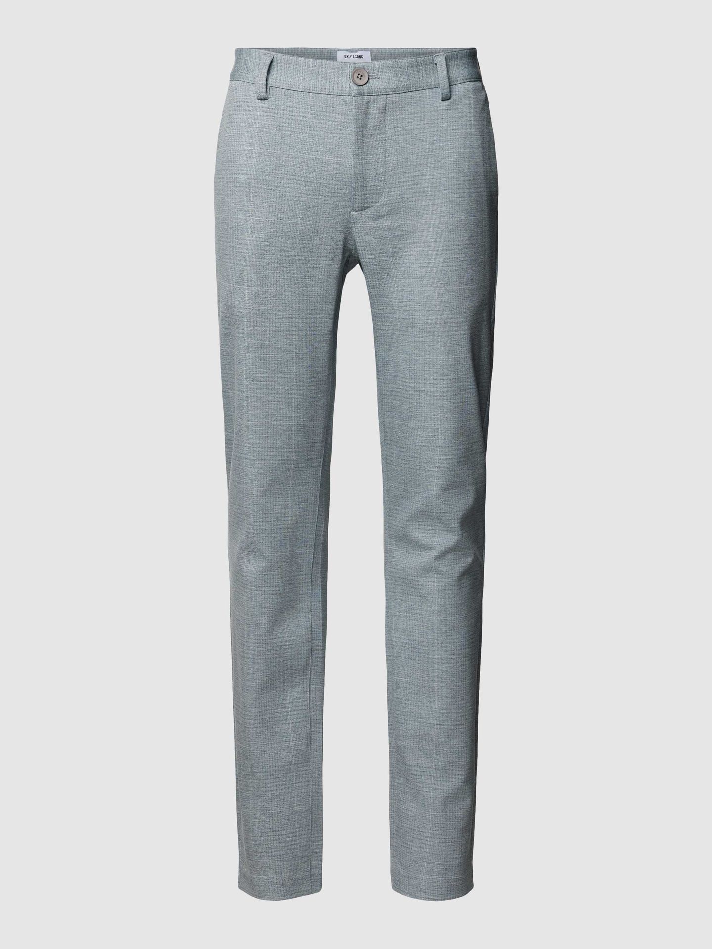 Spodnie materiałowe o kroju slim fit ze wzorem w kratę glencheck model ‘MARK’