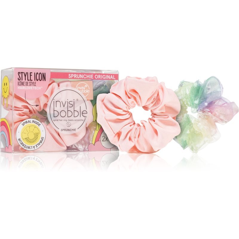 invisibobble Sprunchie Retro Dreamin‘ gumki do włosów Hue-Man Love 2 szt.