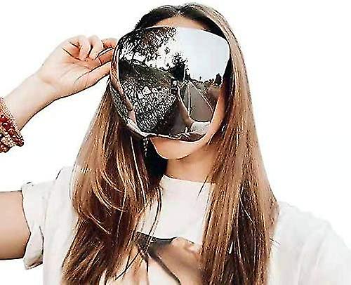 Ponadwymiarowe spolaryzowane duże okulary przeciwsłoneczne z pełnym lustrem, wielokolorowe okulary ochronne na osłonę twarzy-MXBC