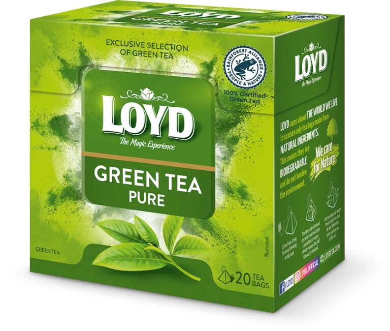 Loyd Tea Herbata zielona liściasta CHUN MEE (20 torebek)