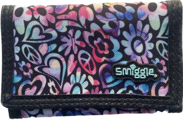 Smiggle -  portfel  - kwiaty pokoju