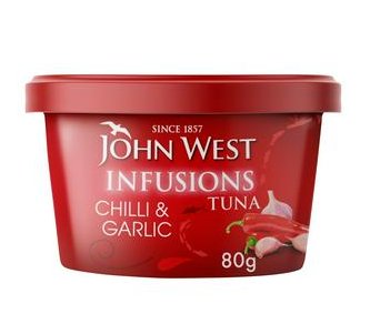 John West Infusions Tuna Chilli & Garlic 80g