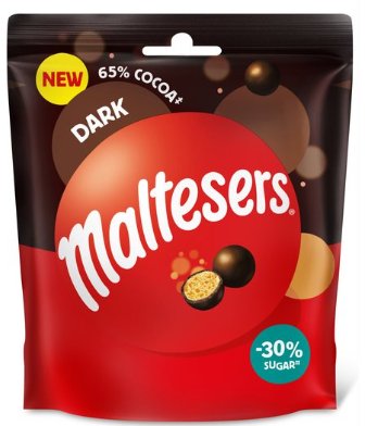 Maltesers- Dark chocolate 65% cocoa Ciemne musujące czekoladki 163g