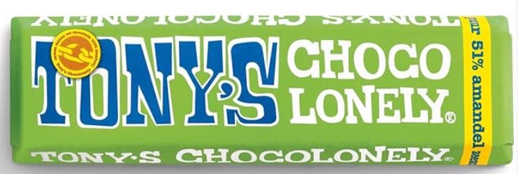 Tony’s Chocolonely Ciemna czekolada 51% sól morska i migdały 47g