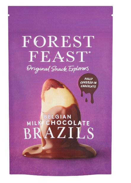 Forest Feast Belgian Czekolada Mleczna Brazylijska 120g