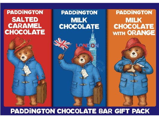 Paddington- Chocolate Bar Gift Pack- Tabliczki czekolady 240g