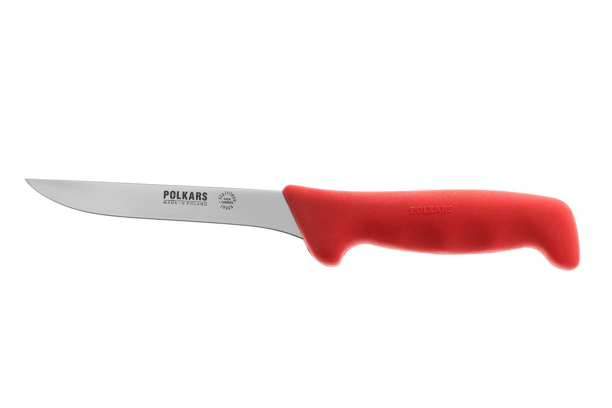 Polkars nóż rzeźniczy nr. 01 czerwony (12,5cm)