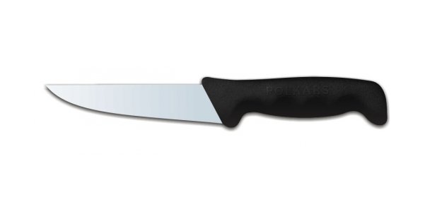 Polkars nóż masarski nr. 25 czarny (14 cm)