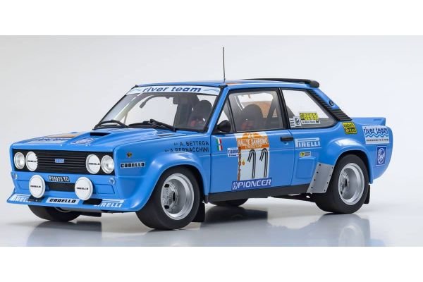 Kyosho Fiat 131 Abarth #11 6Th Rallye Sanremo 1:18 08376C